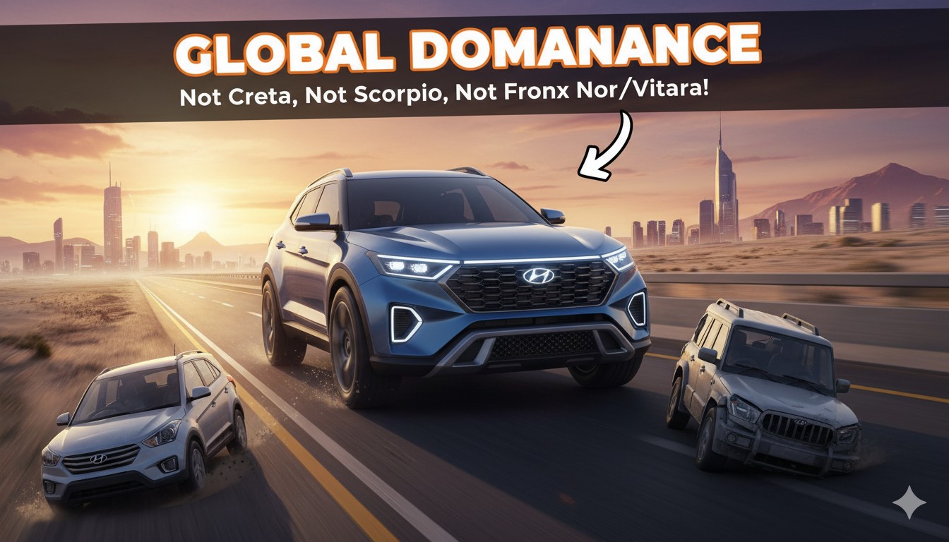 Toyota RAV4 SUV का फ्रंट व्यू विदेशी बाजार में