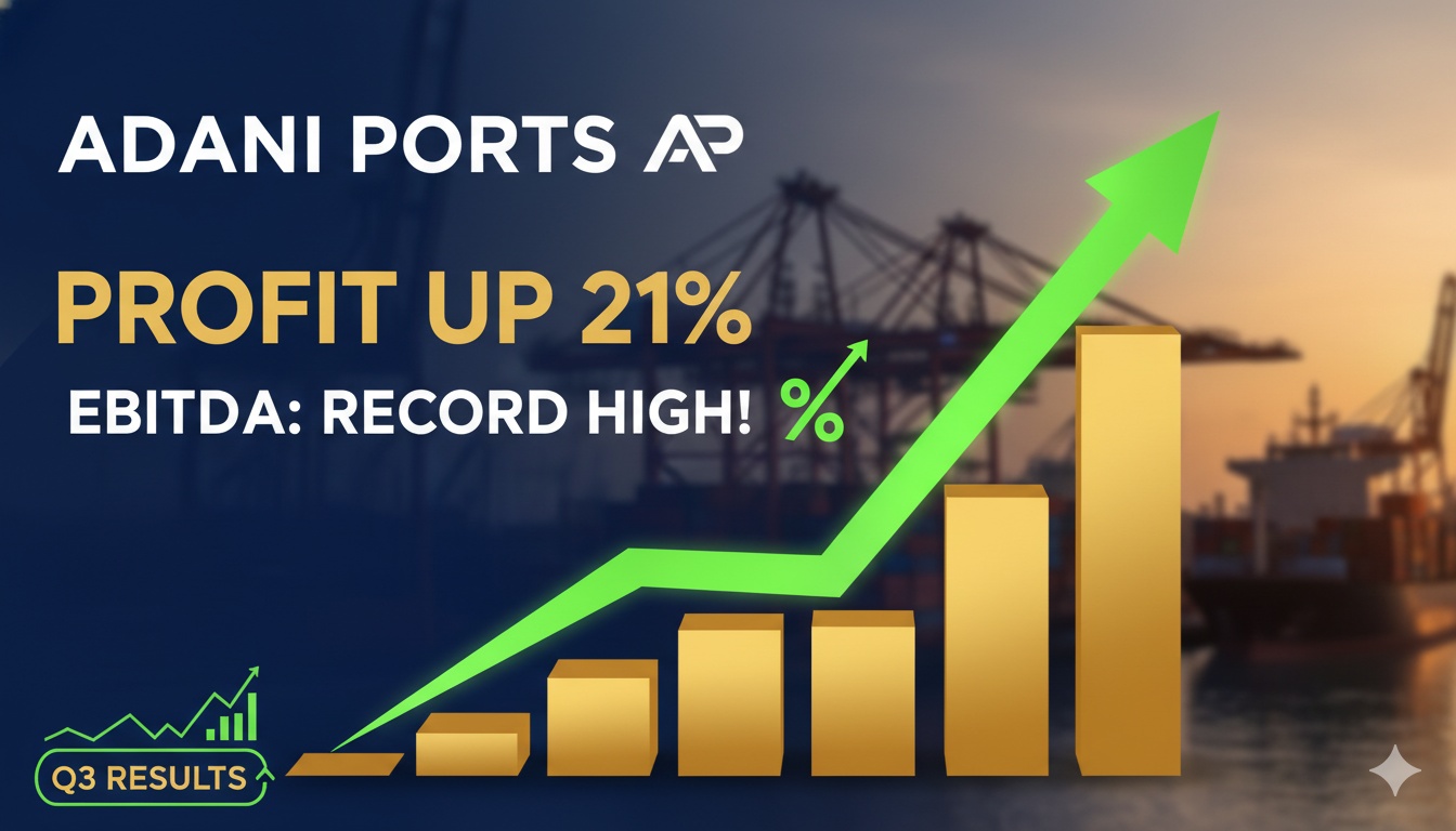 अदाणी पोर्ट्स का मुंद्रा पोर्ट, जहाँ कार्गो हैंडलिंग रिकॉर्ड स्तर पर