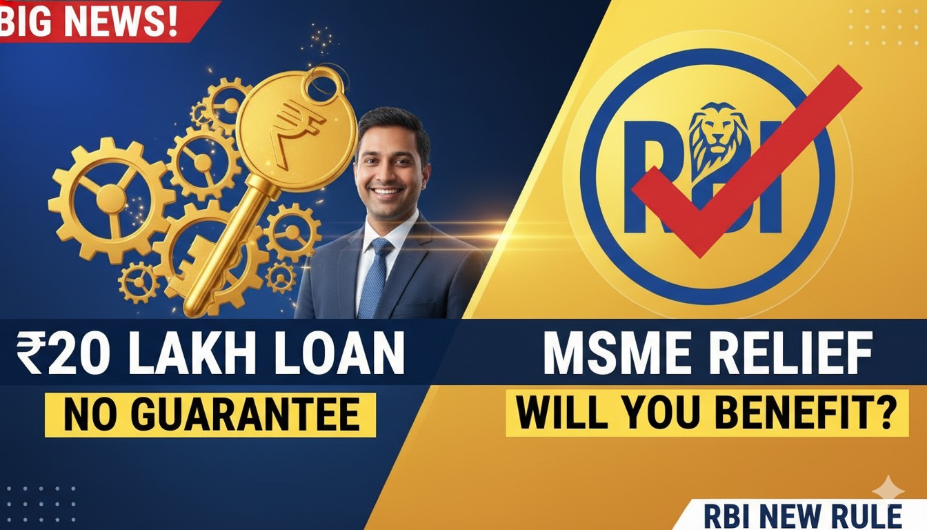 आरबीआई की एमएसएमई लोन घोषणा का चित्रण