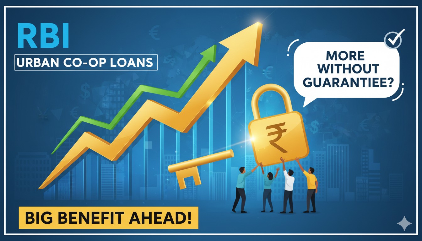 आरबीआई का शहरी सहकारी बैंकों के लिए बिना गारंटी लोन सीमा बढ़ाने का प्रस्ताव, ग्राफिक में 20% लिमिट दिखाई गई